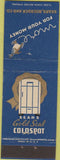Matchbook Cover - Sears Gold Seal Coldspot Refrigerators Kenmore Washing Machine