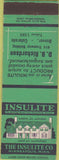 Matchbook Cover - Insulite Co DB Richardson Denver CO