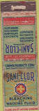 Matchbook Cover - Sani Color Bleaching Washing Fluid San Francisco CA WORN