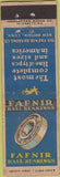 Matchbook Cover - Fafnir Ball Bearings New Britain CT Safety First WORN