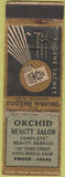 Matchbook Cover - Orchid Beauty Salon Santa Monica CA Federal POOR girlie back