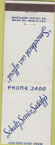 Matchbook Cover - Shultz Dodge Plymouth Grand Haven MI