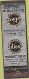 Matchbook Cover - Modern Tool Die Cincinnati OH POOr
