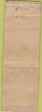 Matchbook Cover - Louie S Jones Insurance Real Estate Federal Long WORN