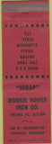 Matchbook Cover - Norris Nover Iron Saginaw MI