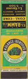 Matchbook Cover - E.L. Ramm Coal Coke La Grange WORN