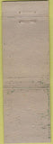 Matchbook Cover - Pilgrim Drugs Safety First New England girlie