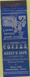 Matchbook Cover - Harry's Cafe Chickasha OK