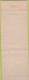 Matchbook Cover - Jim's Place Memphis TN