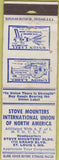 Matchbook Cover - Stove Mounters Union St Louis MO WEAR