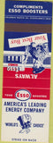 Matchbook Cover - Esso Oil Gas SAMPLE