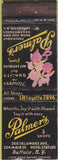 Matchbook Cover - Palmer's Buffalo NY Orchid