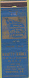 Matchbook Cover - Knotty Knoll Riceboro GA WORN
