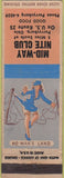 Matchbook Cover - Mid Way Nite Club Perrysburg OH pinup
