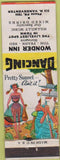 Matchbook Cover - Wonder Inn Washington AR? Hillbilly music WORN