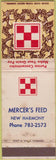 Matchbook Cover - Mercer's Feed New Harmony Purina Feed IN? WEAR