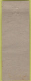 Matchbook Cover - Forest Hotel Ely MN orange