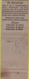 Matchbook Cover - National Bowling Recreation New York City WEAR