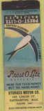 Matchbook Cover - Preso O Lite Car Batteries Easthampton MA WEAR