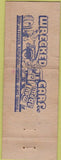 Matchbook Cover - Jenkintown Body Fender Repair PA WORN