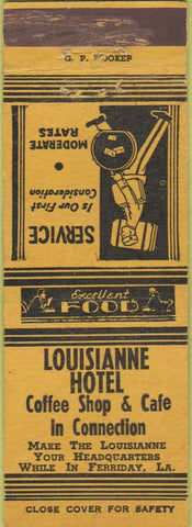 Matchbook Cover - Louisianne Hotel Ferriday LA
