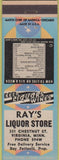 Matchbook Cover - Ray's Liquor Store Virginia MN