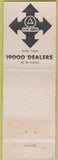 Matchbook Cover - Cities oil gas Portland PA WEAR