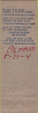 Matchbook Cover - Tony's Amoco oil gas Portsmouth NH pinup WORN