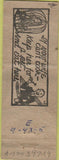 Matchbook Cover - California Restaurant Denver CO pinup WEAR
