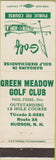 Matchbook Cover - Green Meadow Golf Club Hudson NH flag image