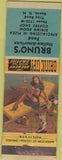 Matchbook Cover - Bruno's Italian Food Keene NH pinup
