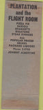 Matchbook Cover - Johnny's Plantation Springfield IL WEAR