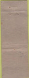 Matchbook Cover - Burkhardt's Ginger Ale Root Beer WORN