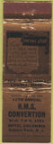 Matchbook Cover - RMS Convention Hotel Columbia Asbury Park NJ 1951 bronze