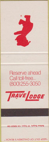 Matchbook Cover - Travel Lodge SAMPLE