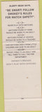 Matchbook Cover - Travel Lodge SAMPLE