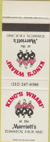 Matchbook Cover - King's Wharf Marriott SAMPLE