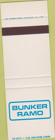 Matchbook Cover - Bunker Ramo SAMPLE