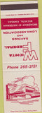 Matchbook Cover - Wichita Federal Savings Loan Wichita KS SAMPLE