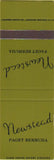 Matchbook Cover - Newstead Paget Bermuda SAMPLE