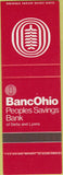Matchbook Cover - Banc Ohio Delta Lyons OH SAMPLE