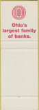 Matchbook Cover - Banc Ohio Delta Lyons OH SAMPLE