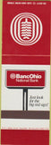 Matchbook Cover - Banc Ohio Bank OH SAMPLE