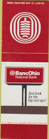 Matchbook Cover - Banc Ohio Bank OH SAMPLE