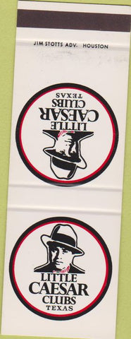 Matchbook Cover - Little Caesar Clubs TX SAMPLE