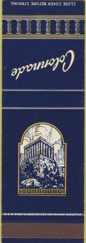 Matchbook Cover - Colonnade Restaurant Eatontown NJ SAMPLE