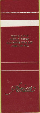 Matchbook Cover - Abricot Itasca IL SAMPLE