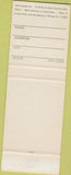 Matchbook Cover - North Carolina State Parks Raleigh NC SAMPLE