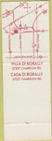 Matchbook Cover - Borally's Cleveland OH SAMPLE WEAR