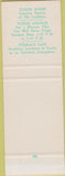 Matchbook Cover - Racquet Club Hotel San Juan Puerto Rico SAMPLE